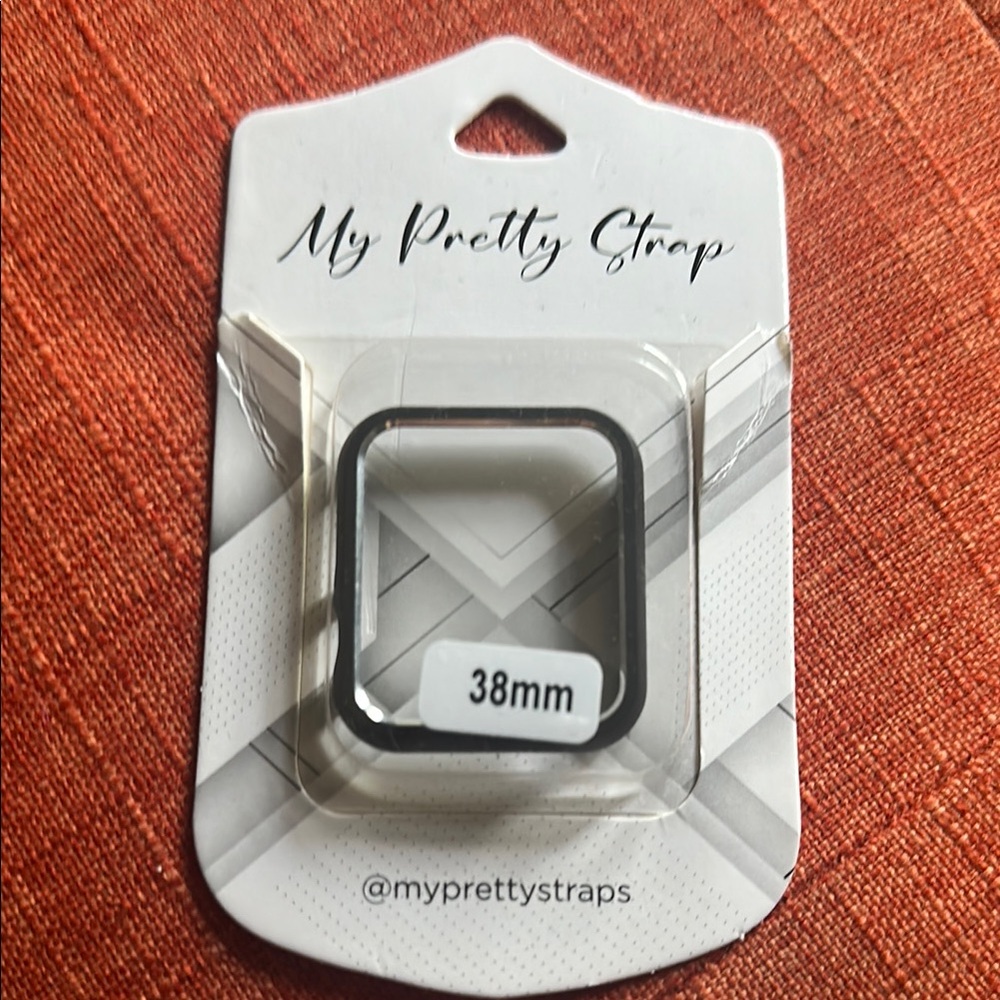 Black and Silver Apple Watch Bezel Frame. New!